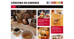 Desktop Screenshot of cordobaensabores.com